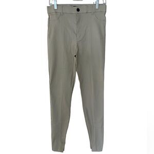 Zara Khaki Pleather Ankle Jegging